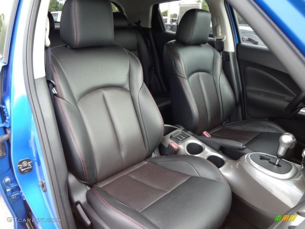 Black/Red w/Red Trim Interior 2011 Nissan Juke SL Photo #69589446