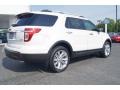 2013 White Platinum Tri-Coat Ford Explorer Limited 4WD  photo #3