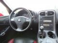 Ebony Black/Red 2006 Chevrolet Corvette Z06 Dashboard