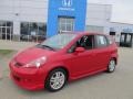 2007 Milano Red Honda Fit Sport  photo #1