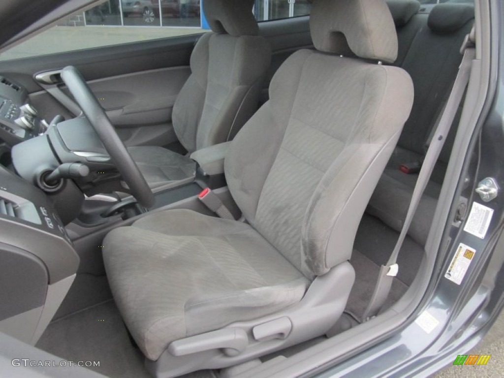 Gray Interior 2010 Honda Civic LX Coupe Photo #69590529