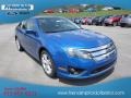 Blue Flame Metallic - Fusion SE Photo No. 4