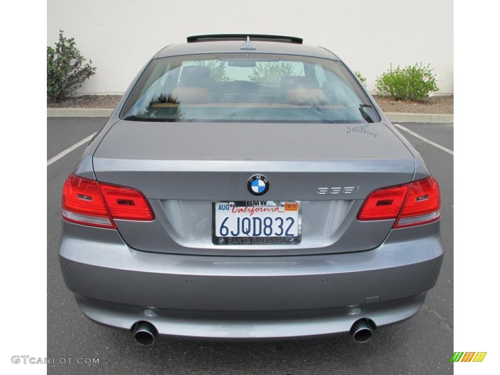 2009 3 Series 335i Coupe - Space Grey Metallic / Saddle Brown Dakota Leather photo #4