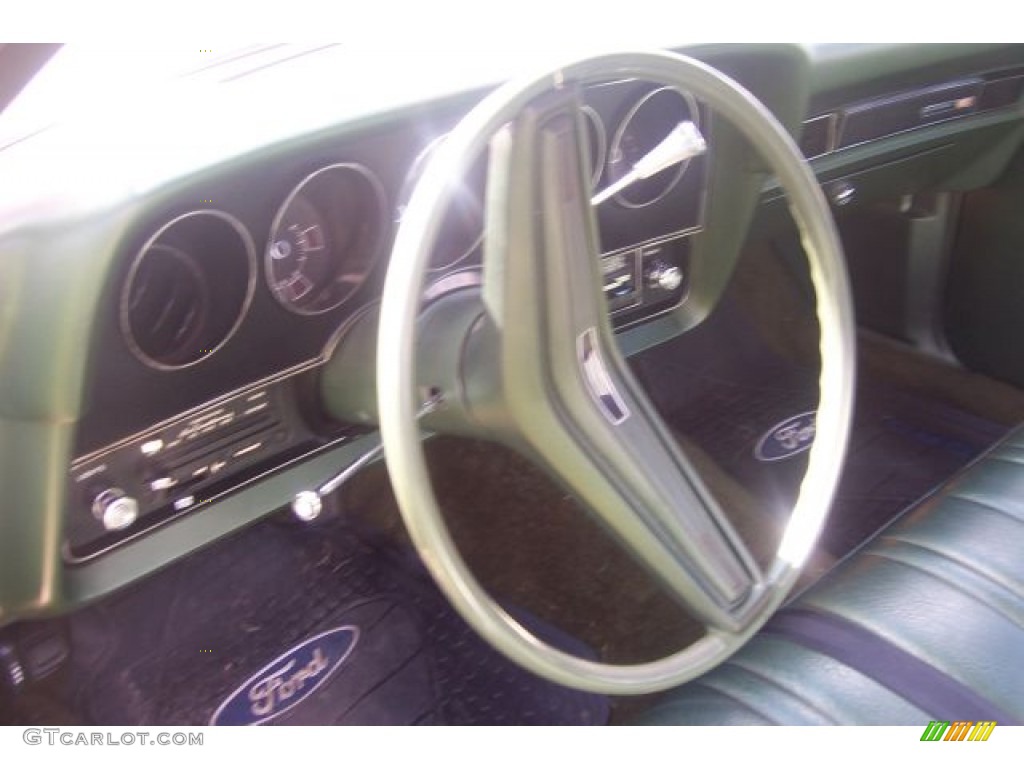 1974 Ranchero GT - Dark Green Metallic / Green photo #37