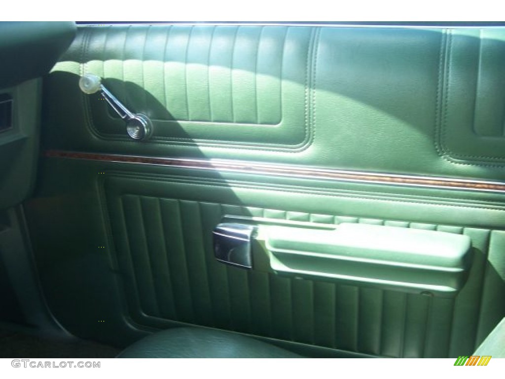 1974 Ford Ranchero GT Green Door Panel Photo #69593923