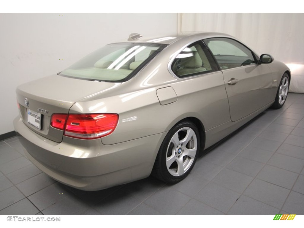 2008 3 Series 328i Coupe - Platinum Bronze Metallic / Cream Beige photo #11