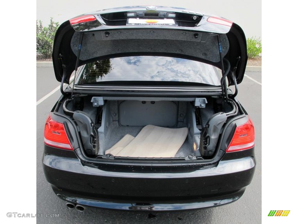2009 3 Series 328i Convertible - Jet Black / Cream Beige Dakota Leather photo #19
