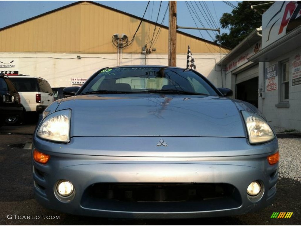 2003 Eclipse GT Coupe - Steel Blue Pearl / Midnight photo #2