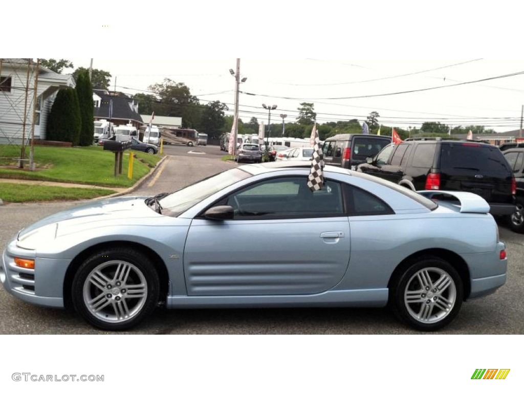 2003 Eclipse GT Coupe - Steel Blue Pearl / Midnight photo #4