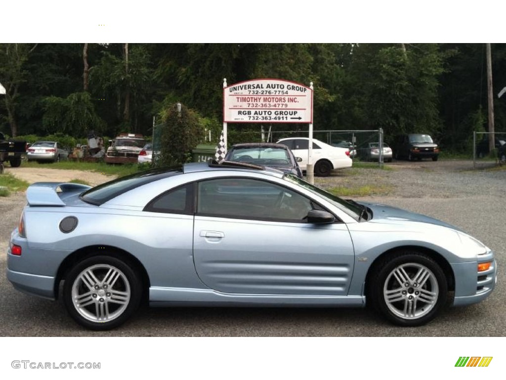 2003 Eclipse GT Coupe - Steel Blue Pearl / Midnight photo #6