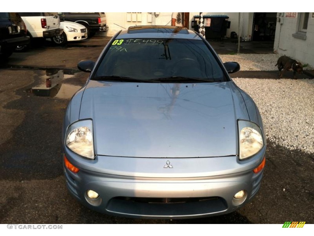 2003 Eclipse GT Coupe - Steel Blue Pearl / Midnight photo #10