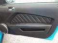 Charcoal Black 2010 Ford Mustang V6 Premium Coupe Door Panel