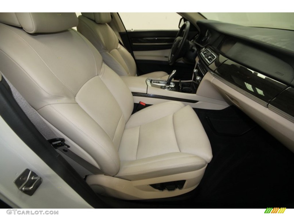 2012 7 Series 740i Sedan - Mineral White Metallic / Oyster/Black photo #51