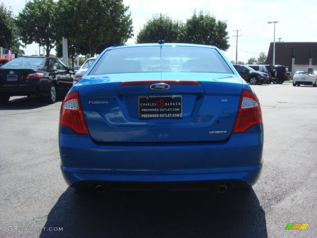 2011 Fusion SE V6 - Blue Flame Metallic / Charcoal Black photo #5
