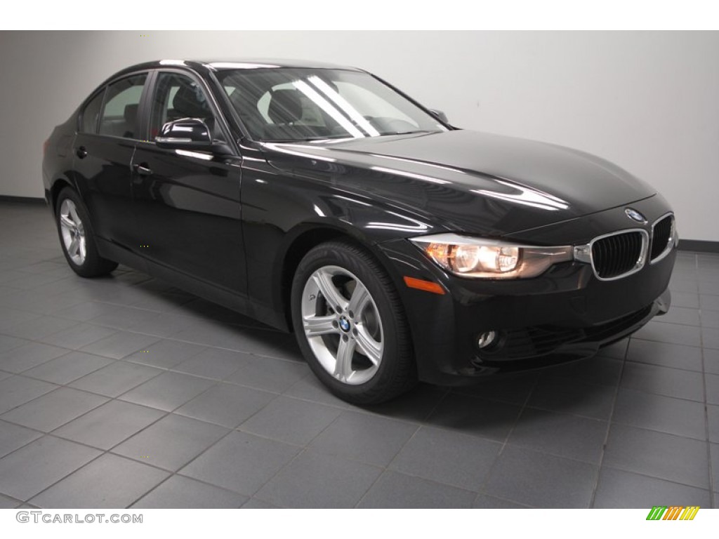 2013 3 Series 328i Sedan - Black Sapphire Metallic / Black photo #1