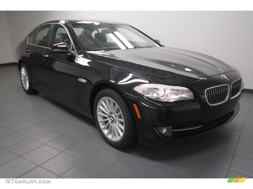 Black Sapphire Metallic 2013 BMW 5 Series 535i Sedan Exterior Photo #69597313