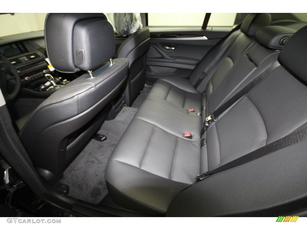 Black Interior 2013 BMW 5 Series 535i Sedan Photo #69597409