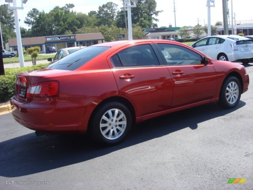 2009 Galant ES - Rave Red Pearl / Beige photo #3