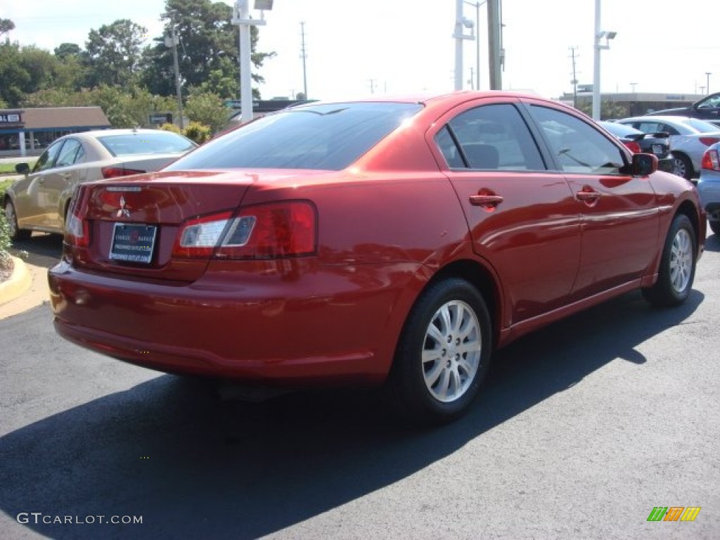 2009 Galant ES - Rave Red Pearl / Beige photo #4