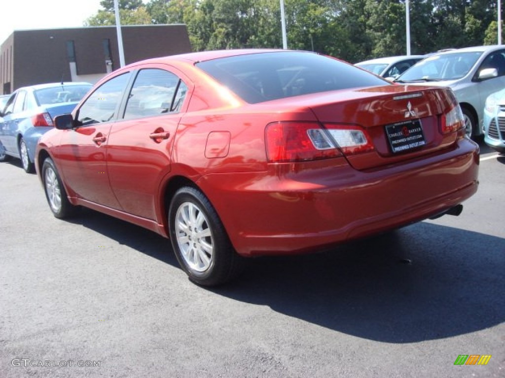 2009 Galant ES - Rave Red Pearl / Beige photo #5