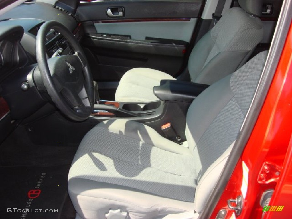 2009 Galant ES - Rave Red Pearl / Beige photo #8