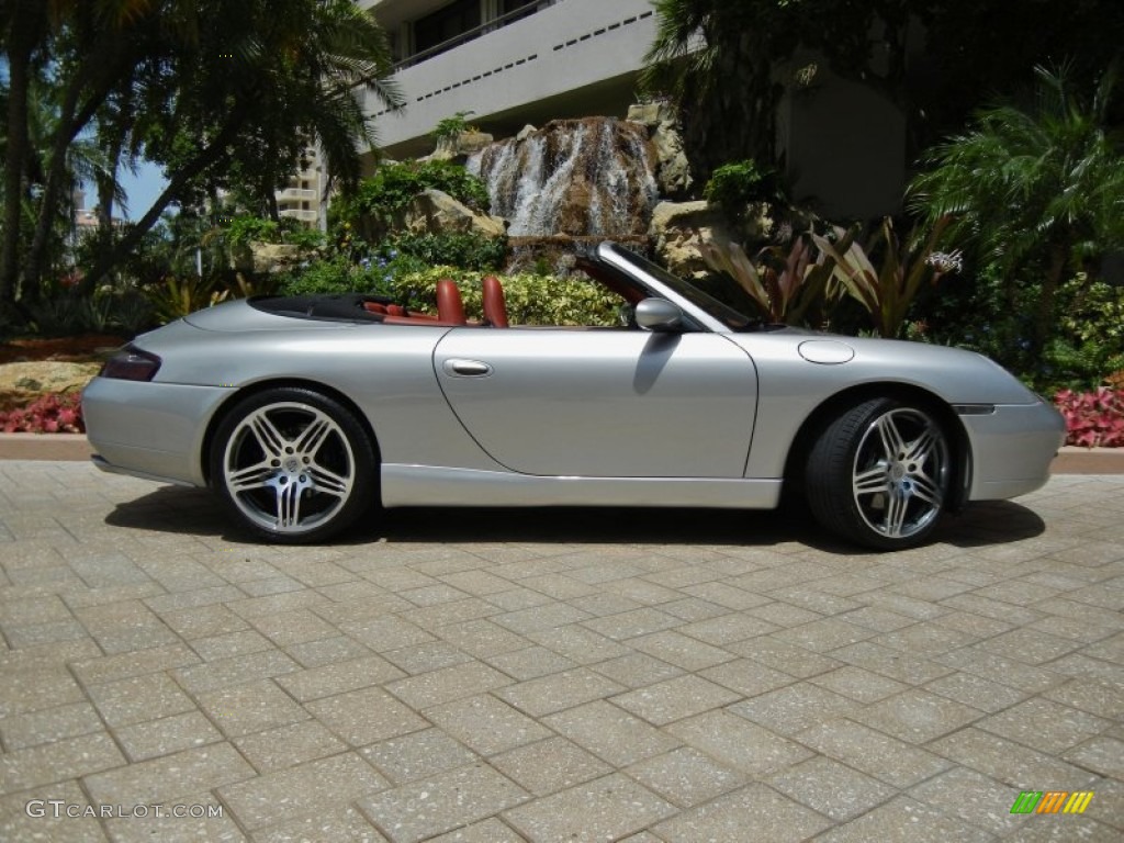 Arctic Silver Metallic 1999 Porsche 911 Carrera Cabriolet Exterior Photo #69598102