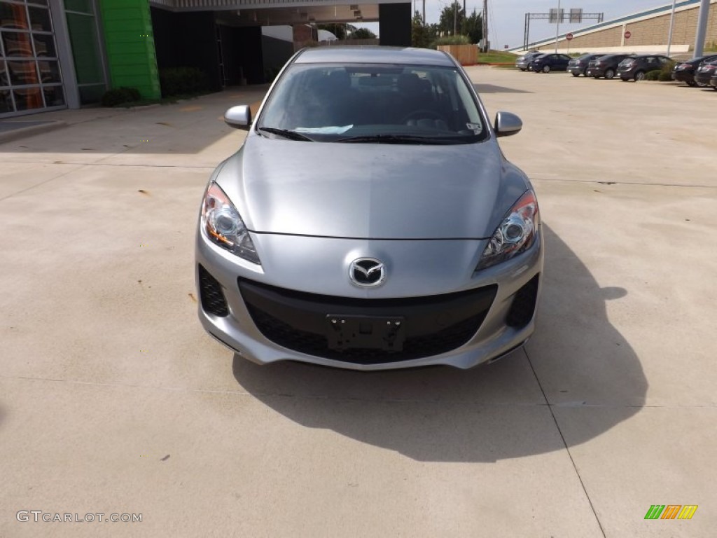 2012 MAZDA3 i Touring 4 Door - Liquid Silver Metallic / Black photo #8