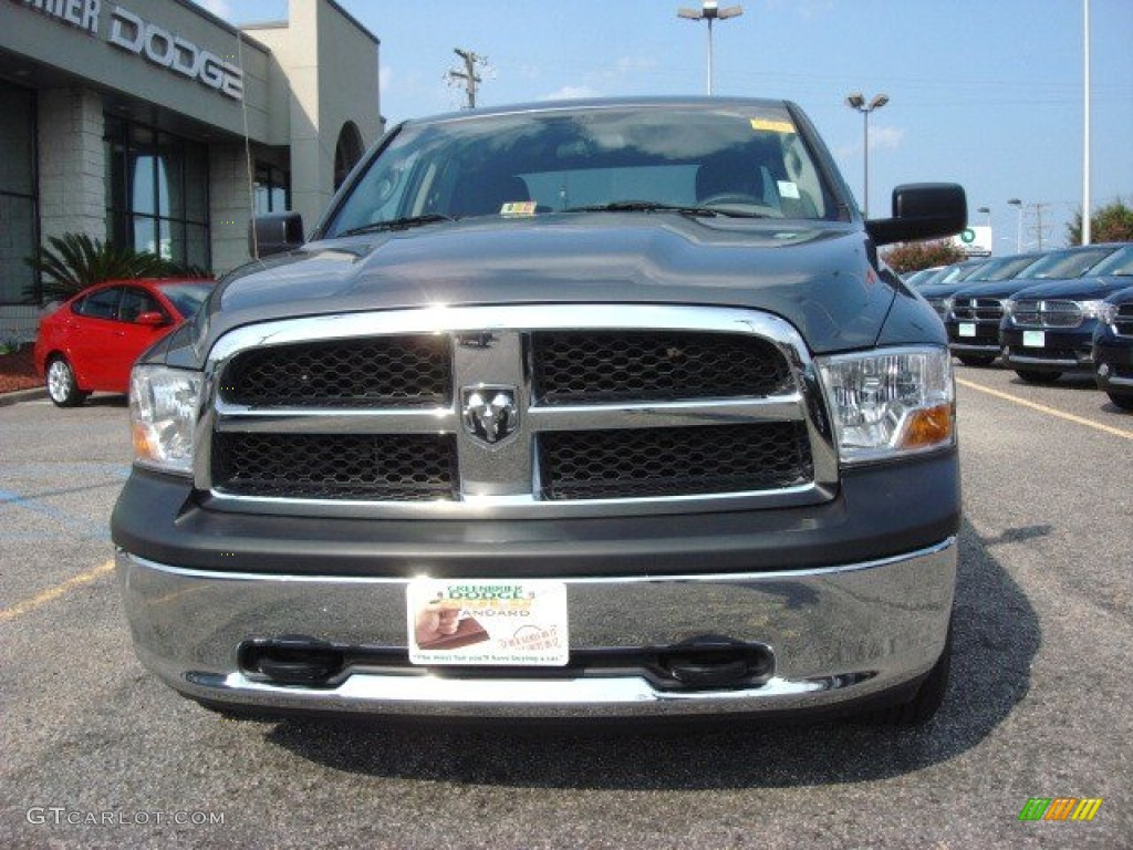 2010 Ram 1500 SLT Crew Cab - Mineral Gray Metallic / Dark Slate/Medium Graystone photo #7