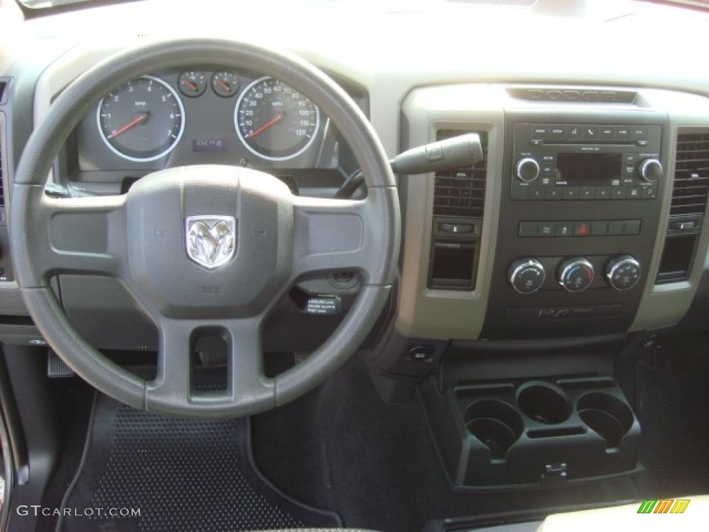 2010 Ram 1500 SLT Crew Cab - Mineral Gray Metallic / Dark Slate/Medium Graystone photo #11