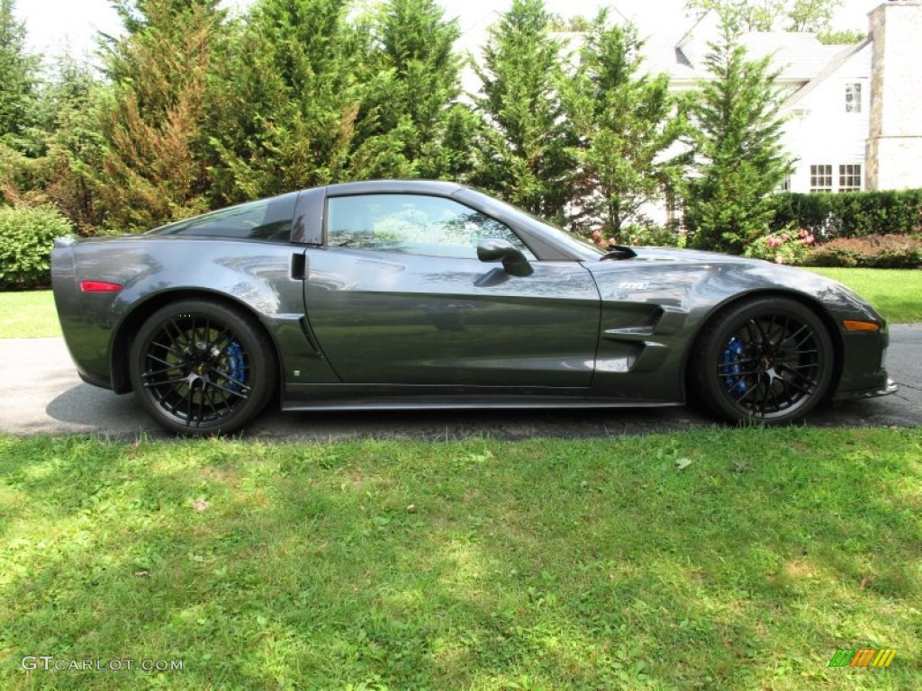 Cyber Gray Metallic 2009 Chevrolet Corvette ZR1 Exterior Photo #69599338
