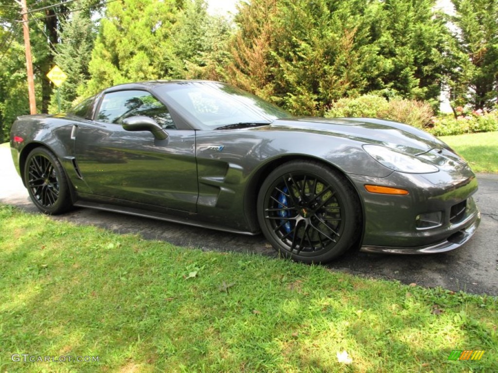 Cyber Gray Metallic 2009 Chevrolet Corvette ZR1 Exterior Photo #69599350