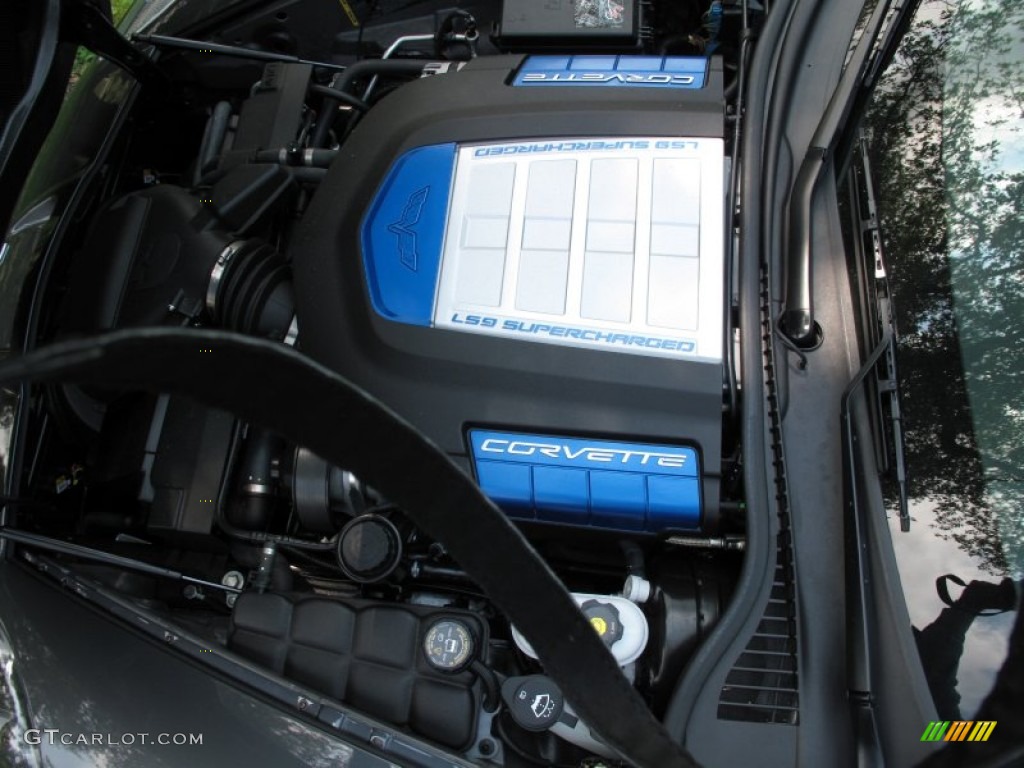 2009 Chevrolet Corvette ZR1 6.2 Liter Supercharged OHV 16-Valve LS9 V8 Engine Photo #69599416