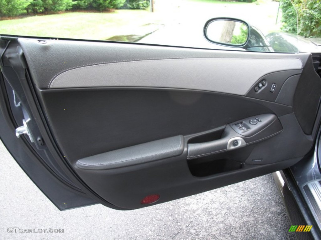 2009 Chevrolet Corvette ZR1 Ebony Door Panel Photo #69599431