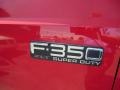 1999 Vermillion Red Ford F350 Super Duty XLT SuperCab 4x4  photo #13