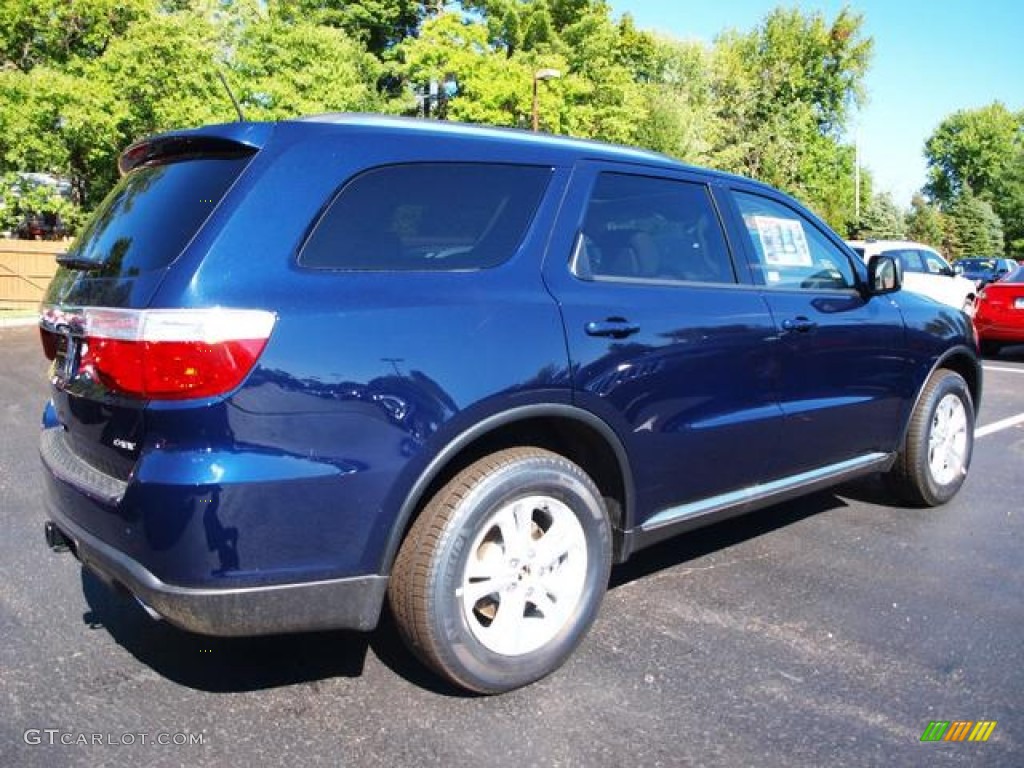 True Blue Pearl 2012 Dodge Durango Crew AWD Exterior Photo #69600949