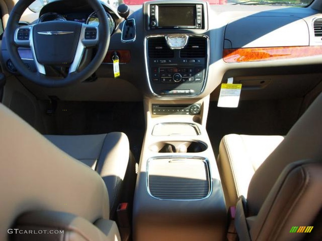 2013 Town & Country Touring - L - Crystal Blue Pearl / Dark Frost Beige/Medium Frost Beige photo #5