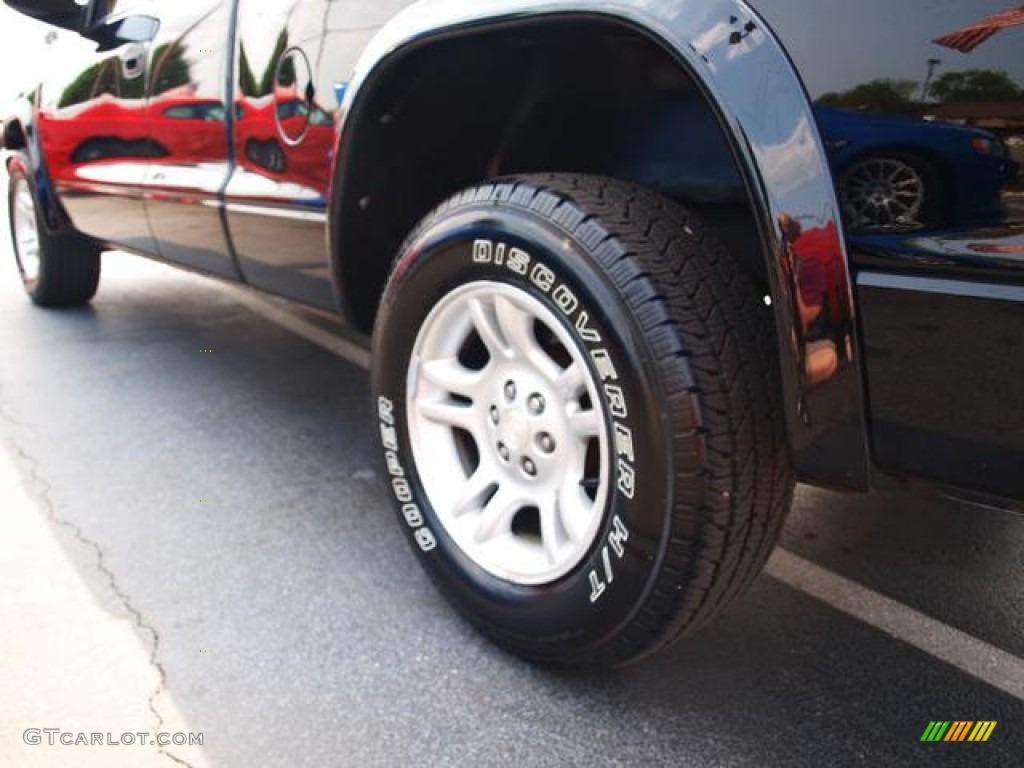 2003 Dakota Sport Club Cab - Black / Dark Slate Gray photo #6