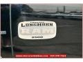 2012 Brilliant Black Crystal Pearl Dodge Ram 3500 HD Laramie Longhorn Mega Cab 4x4 Dually  photo #3