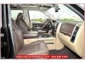 2012 Brilliant Black Crystal Pearl Dodge Ram 3500 HD Laramie Longhorn Mega Cab 4x4 Dually  photo #46