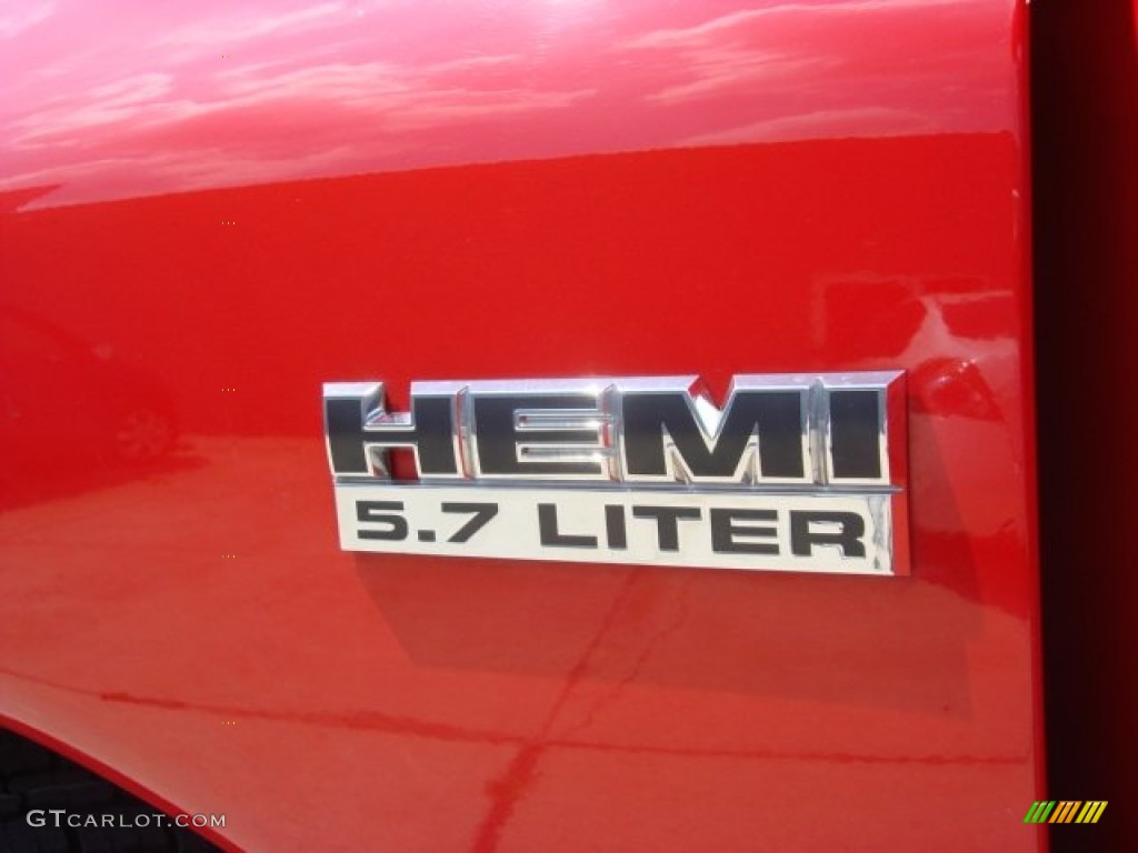 2007 Ram 1500 ST Quad Cab - Flame Red / Medium Slate Gray photo #24