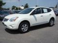 2011 Pearl White Nissan Rogue S  photo #6