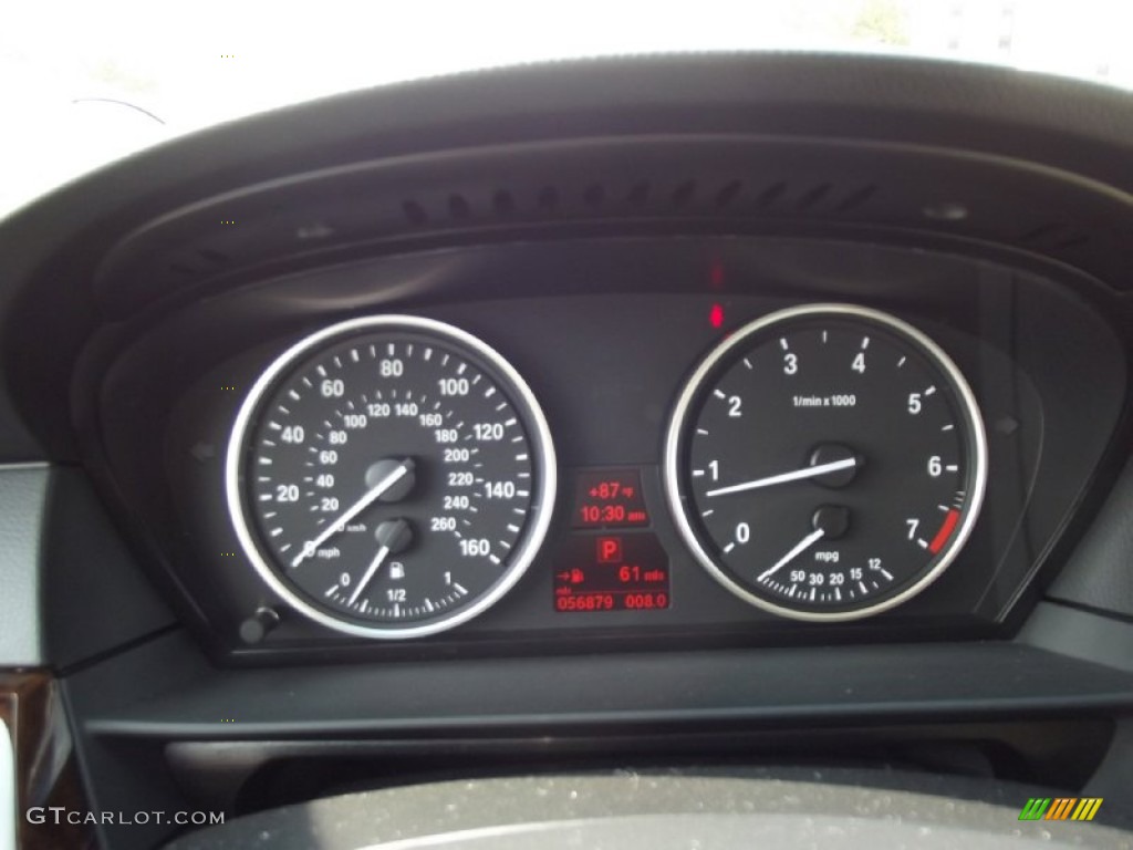 2008 BMW 5 Series 550i Sedan Gauges Photo #69606883