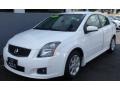 2009 Fresh Powder White Nissan Sentra 2.0 SR  photo #3