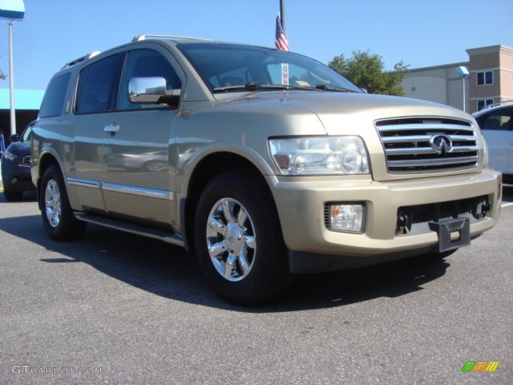 2004 QX 56 4WD - Kashmir Beige Metallic / Willow photo #1