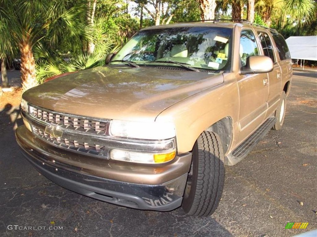 2003 Suburban 1500 LT - Sandalwood Metallic / Tan/Neutral photo #4