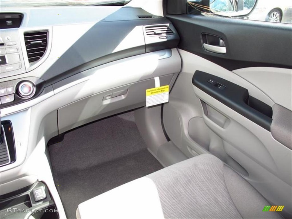 2012 CR-V LX - Taffeta White / Gray photo #7