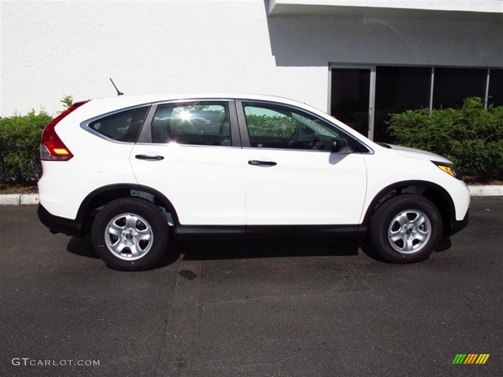 2012 CR-V LX - Taffeta White / Gray photo #2