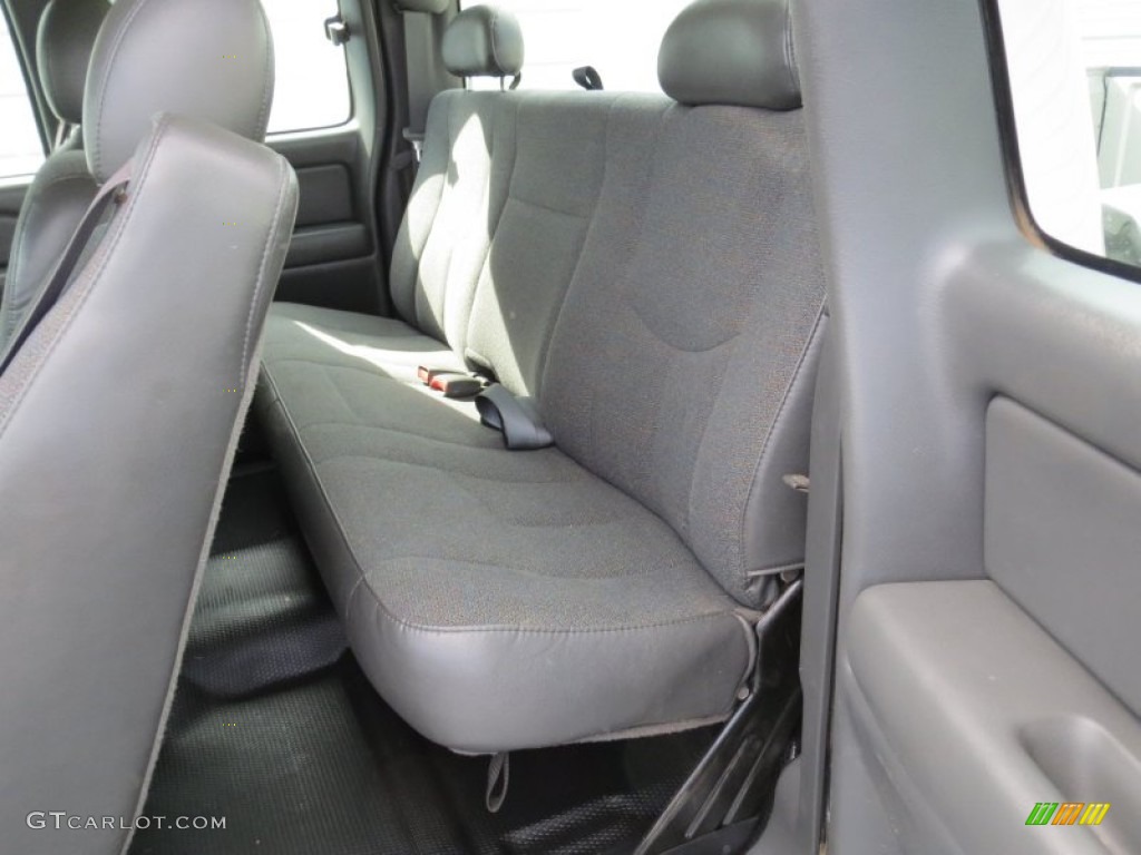 Pewter Interior 2004 GMC Sierra 1500 SLE Extended Cab Photo #69609673