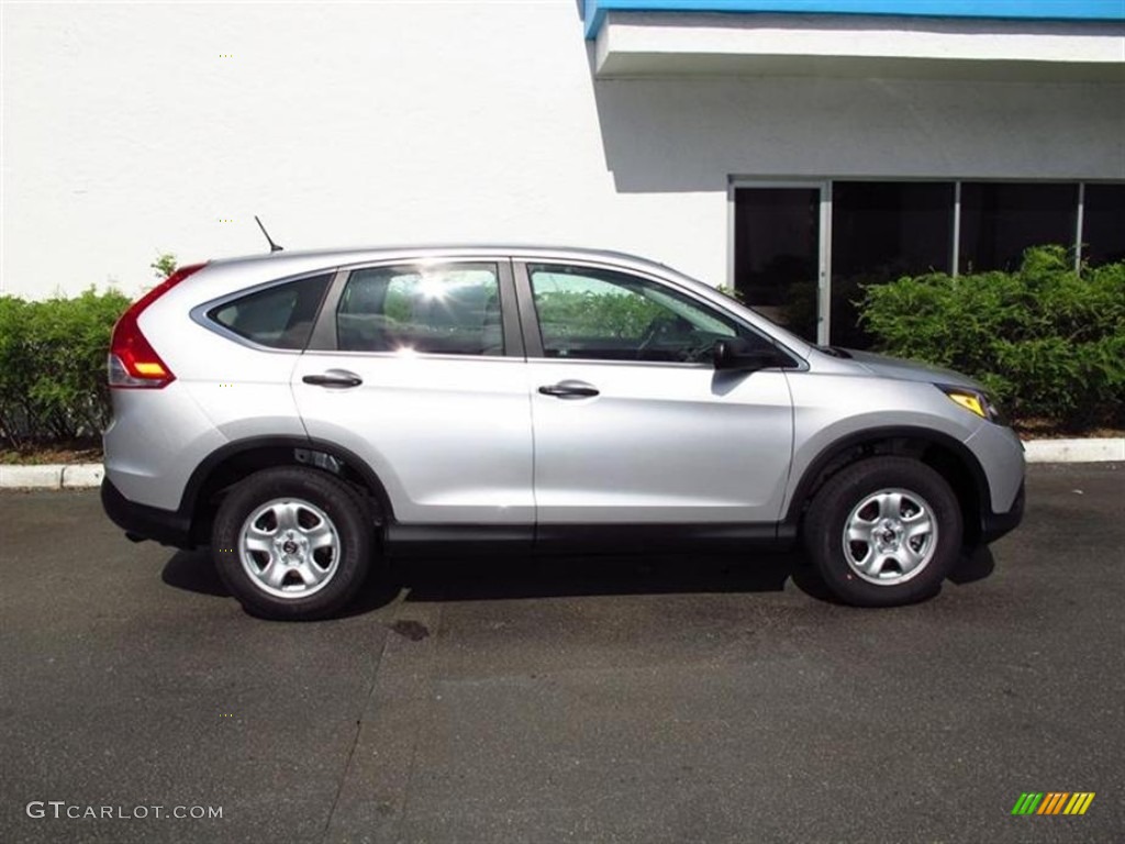 2012 CR-V LX - Alabaster Silver Metallic / Gray photo #2