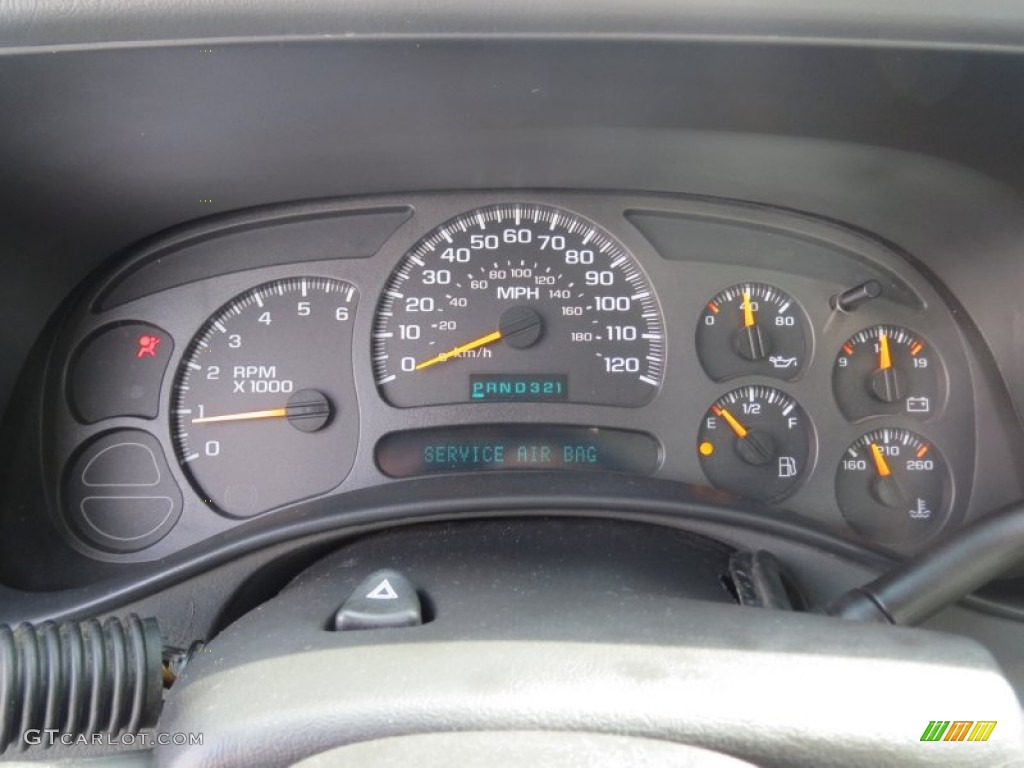 2004 GMC Sierra 1500 SLE Extended Cab Gauges Photos